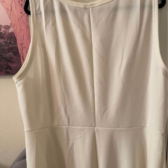 Plus Size Women’s sleeveless midi cream dress size 6X NEW - Picture 10 of 10